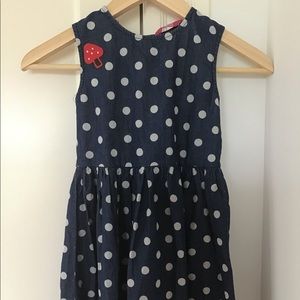 Young Dimension Girl Polka Dots Dress Size 6-7